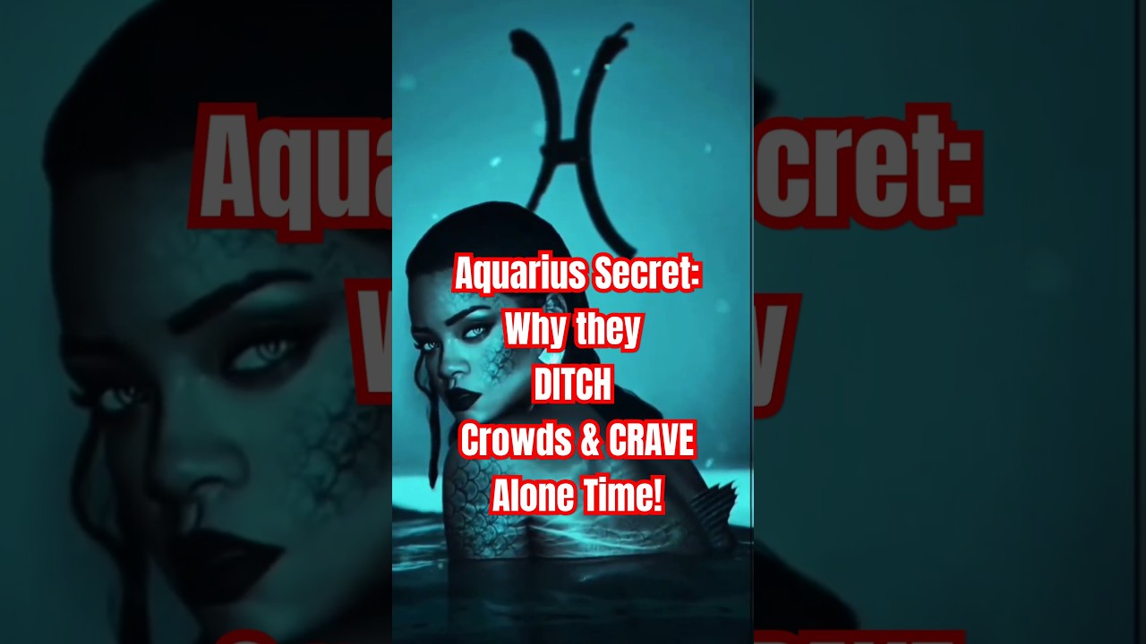 Aquarius: Why They REALLY Avoid Crowds & Need Solitude