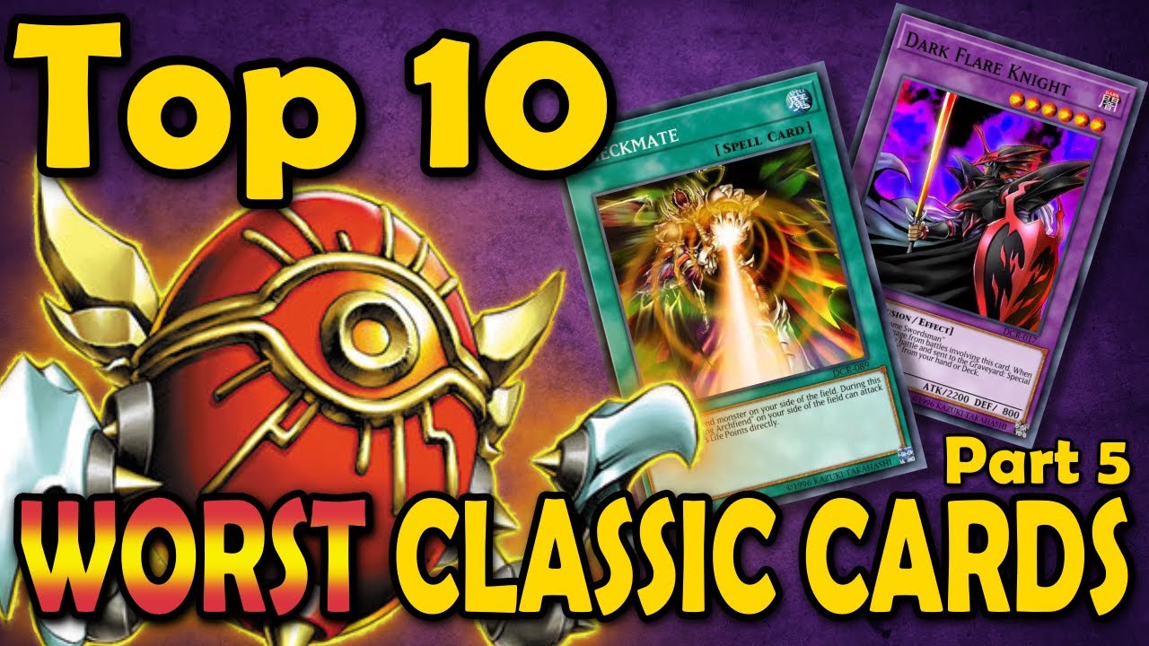 Top 10 Worst Classic Cards in Yugioh 【Part 5: Dark Crisis (DCR)】