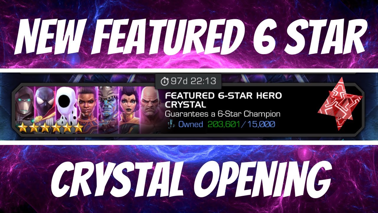 New Featured 6 Star Crystal Opening Hoping for Infamous Iron Man