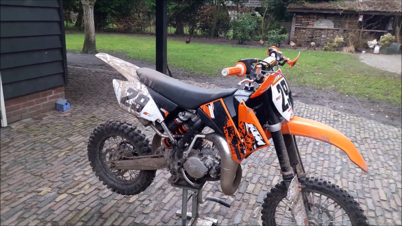 ktm sx 85 first ride on new bike