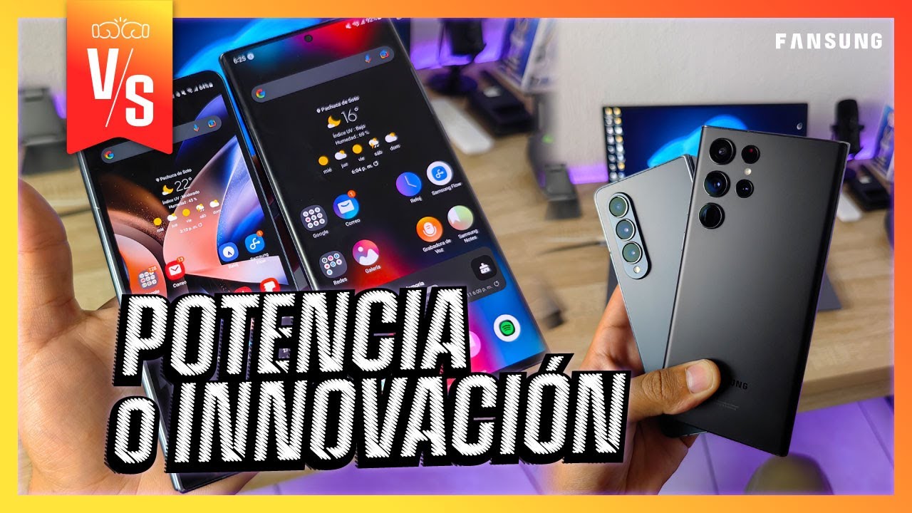 GALAXY S22 ULTRA VS GALAXY Z FOLD4 | GUERRA DE TITANES