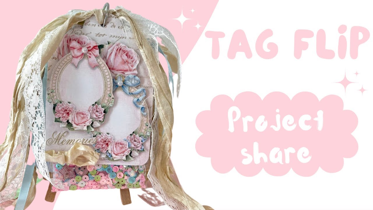 Tag flip book | Project share | @ShabbyArtBoutique