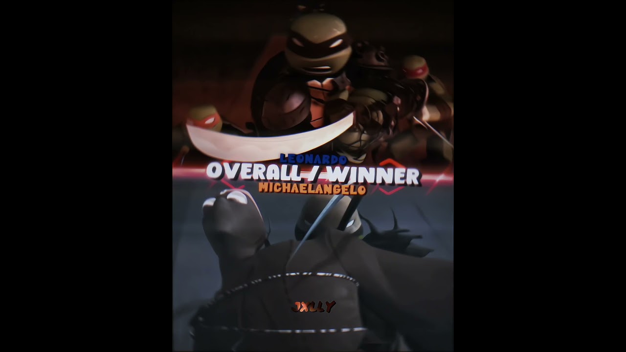 Leonardo (Owari) Vs Mikey, Donnie And Raph (Vision Quest) #edit #tmnt #leo #mikey #raph #donnie