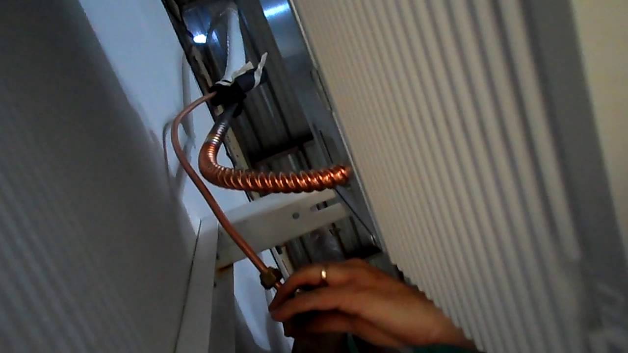 aire acondicionado piso techo como instalar tubería