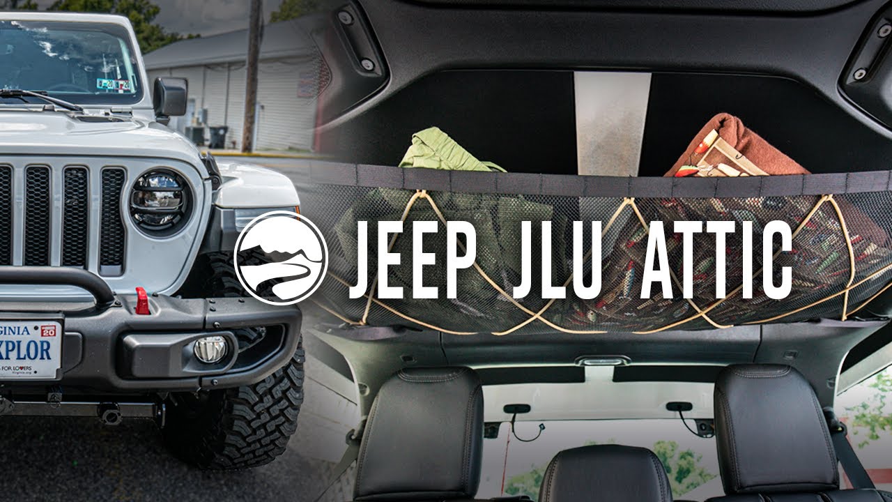 Jeep JLU Attic - Overhead Storage