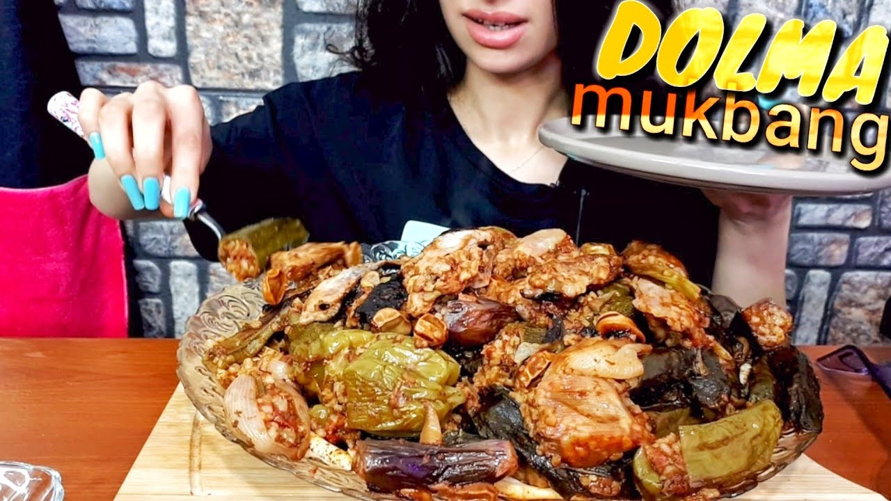 Mukbang Iraqi DOLMA |Eating show| موكبانغ الدولمه العراقيه