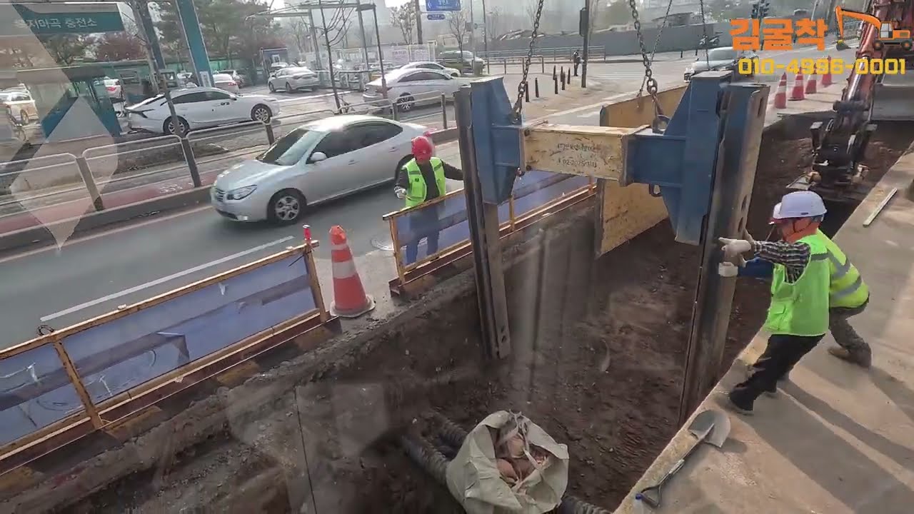 굴삭기 6W 엥콘틸트로테이터 (engcon tiltrotator) 지역난방 TS판넬조립 및  해체 되메우기(PART.1-2)  excavation_kim