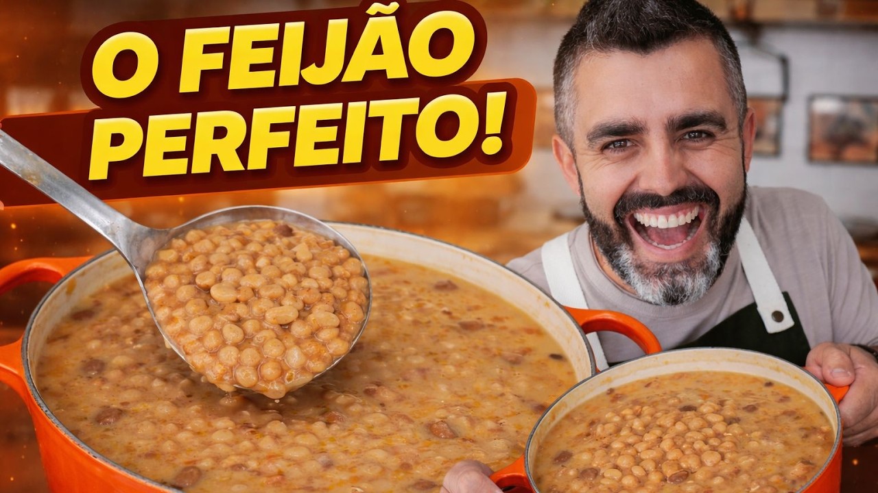 FEIJÃO FRESQUINHO TODOS OS DIAS!! COM CALDINHO GROSSO E MUITO SABOROSO - Receitas de Pai