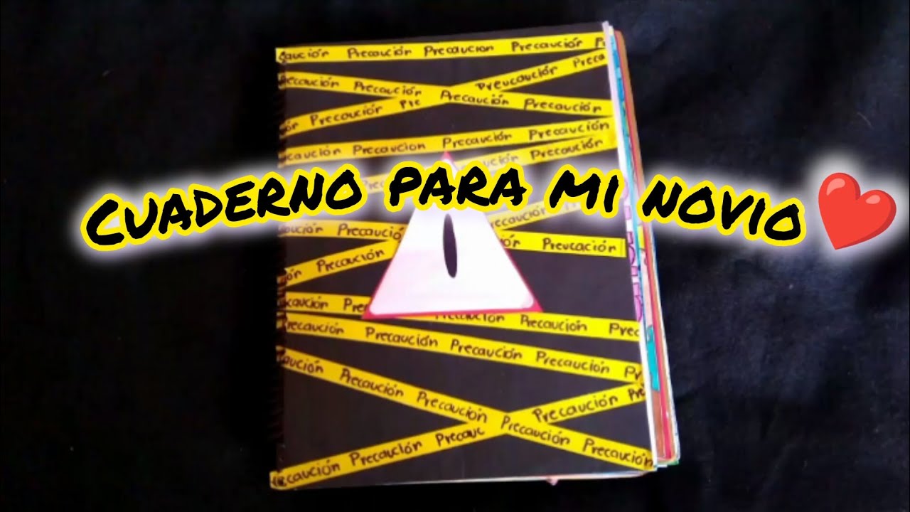 cuaderno para mi novio