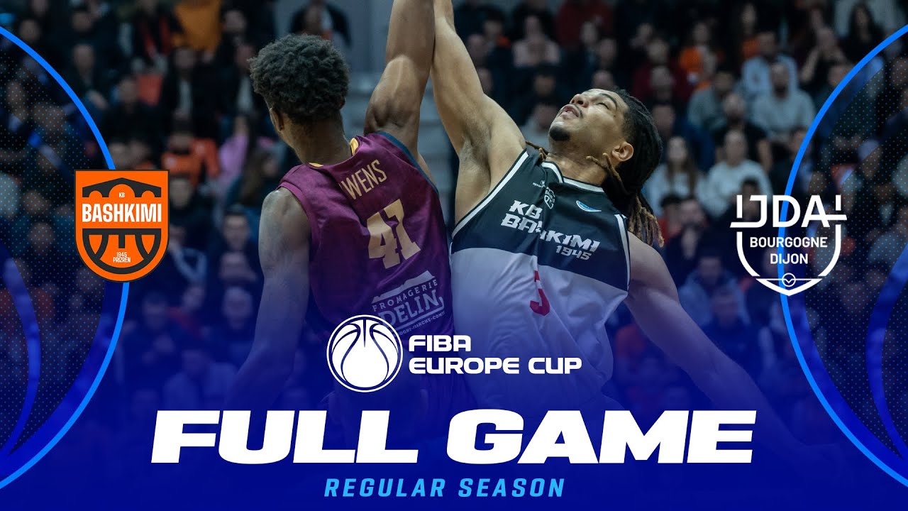 Regular Season | BC Bashkimi v JDA Dijon Basket | Full Basketball Game | FIBA Europe Cup 2025-26