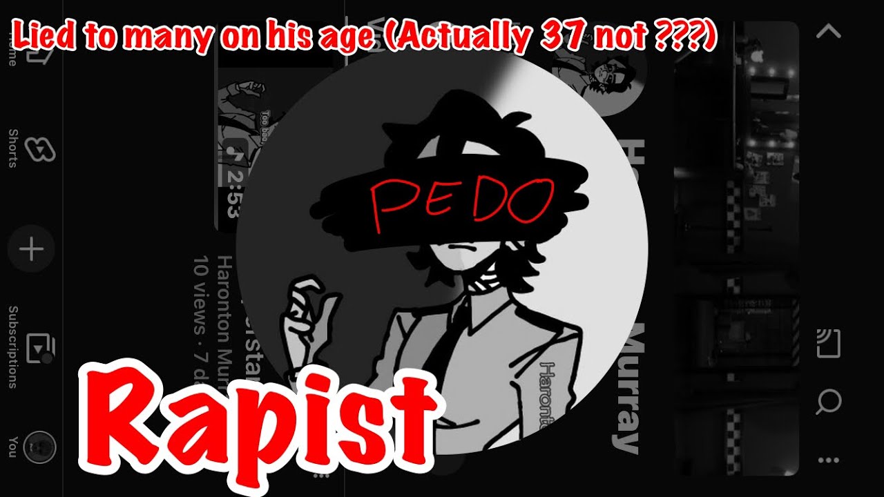 Call out on Haronton Murray ( TRIGGER WARNING: MENTIONS PXD, RXPE AND MORE)