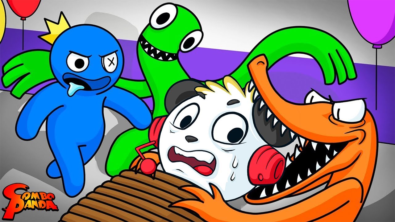 I'm Rooting for the Rainbow Friends!! (*Funny Animation! *Combo Panda Reaction!*)