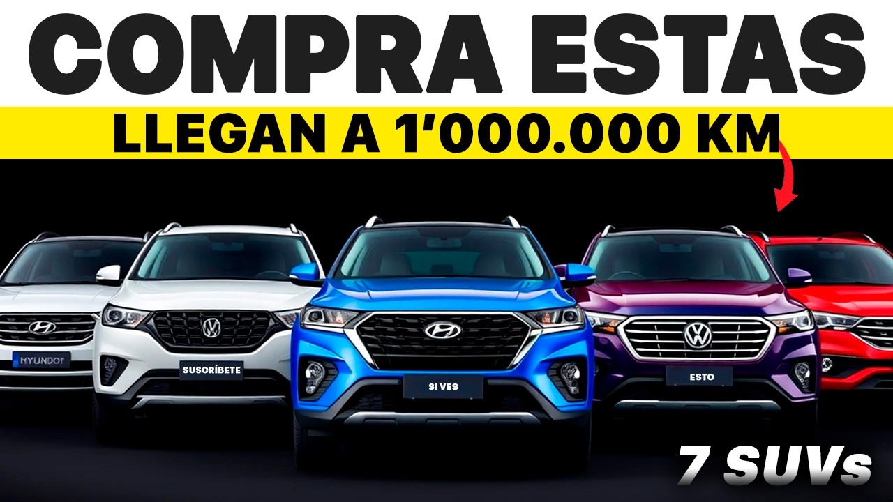 Las 7 SUVS que NUNCA SE DAÑAN ✔️ ¡Las Definitivas!
