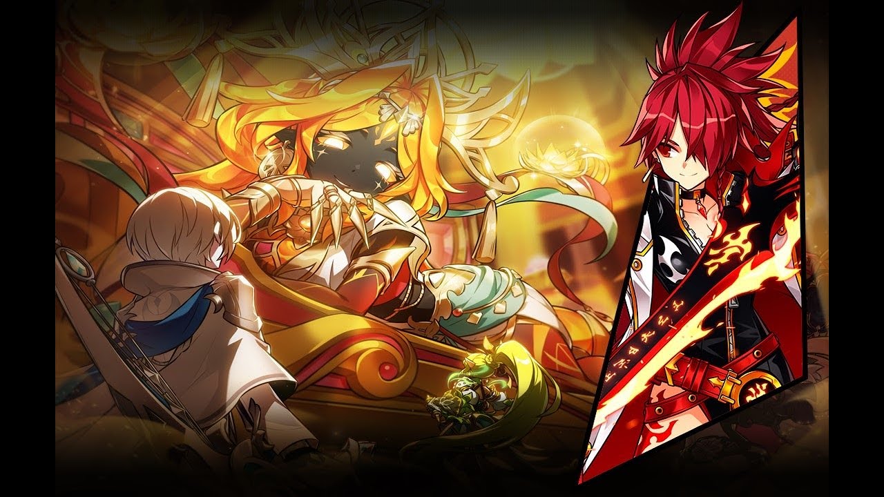 [Elsword TW] Flame Lord - Spirit Lord's Temple (22-3) Party Play