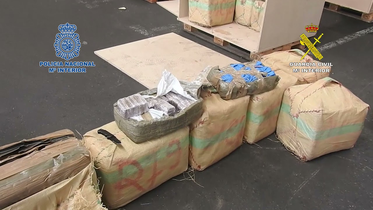 Incautadas cuatro toneladas de hachís a un grupo de narcotraficantes