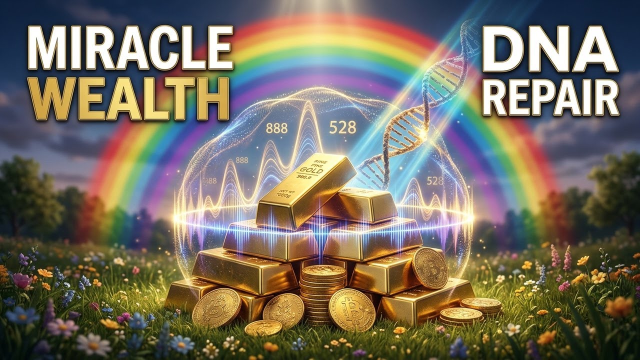888Hz + 528Hz | Abundance Miracle: Manifest Wealth & Repair Your Reality