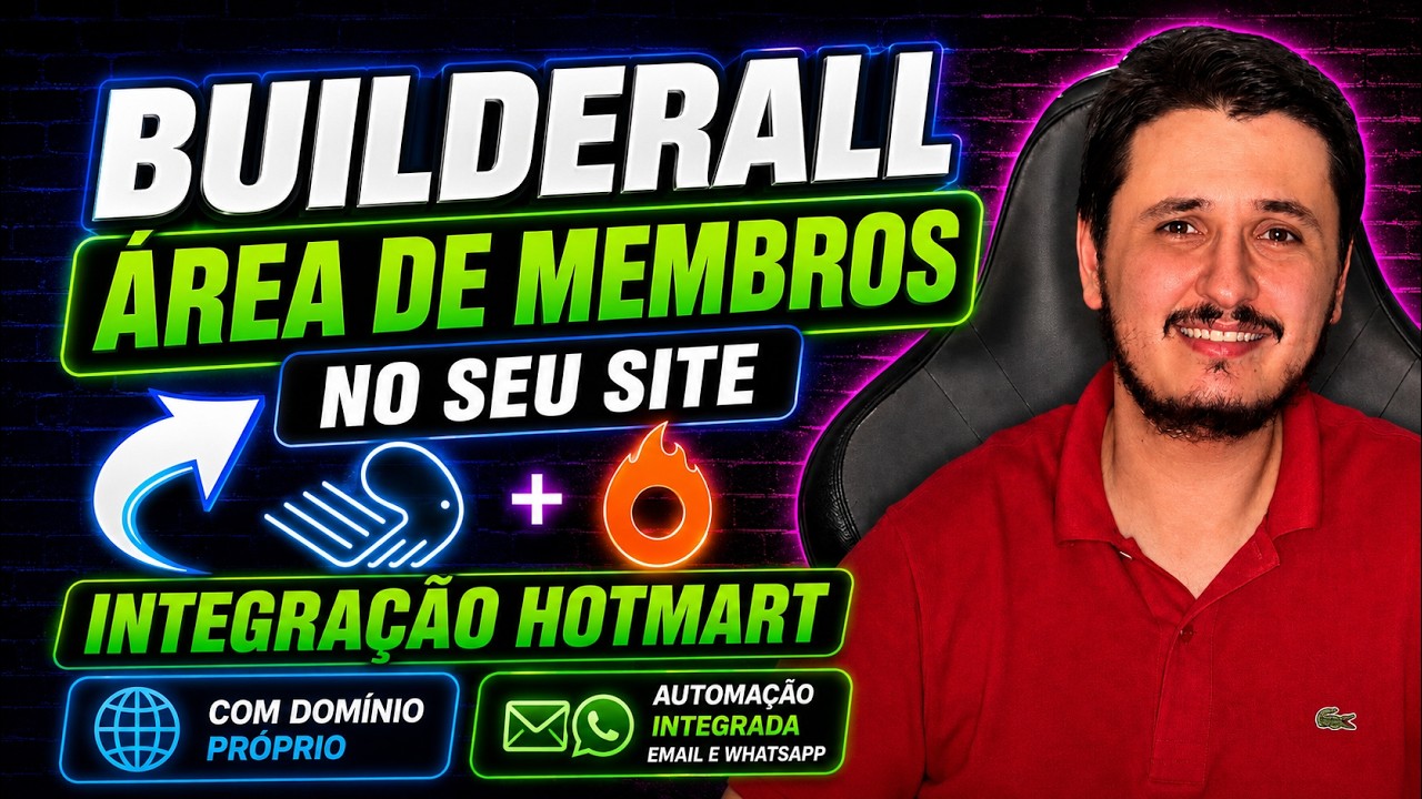 Builderall &Aacute;rea de Membros | Integra&ccedil;&atilde;o Hotmart | Dom&iacute;nio Pr&oacute;prio | Automa&ccedil;&atilde;o Integrada