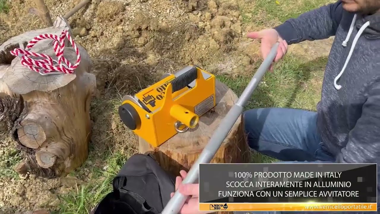 VERRICELLO PORTATILE, MADE IN ITALY, UTILIZZABILE VARI SETTORI