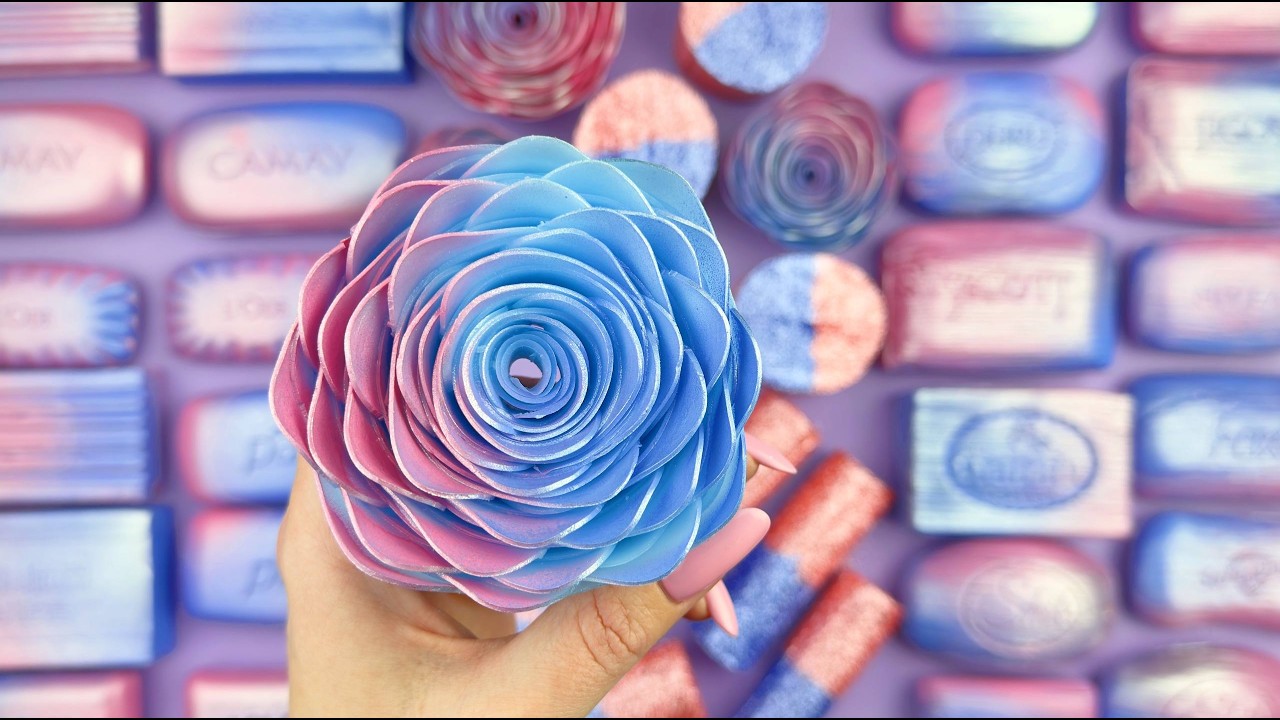 ASMR І Compilation set★ASMR SOAP★Crushing soap★Cutting soap cubes★FOAM&GLITTER&STARCH★