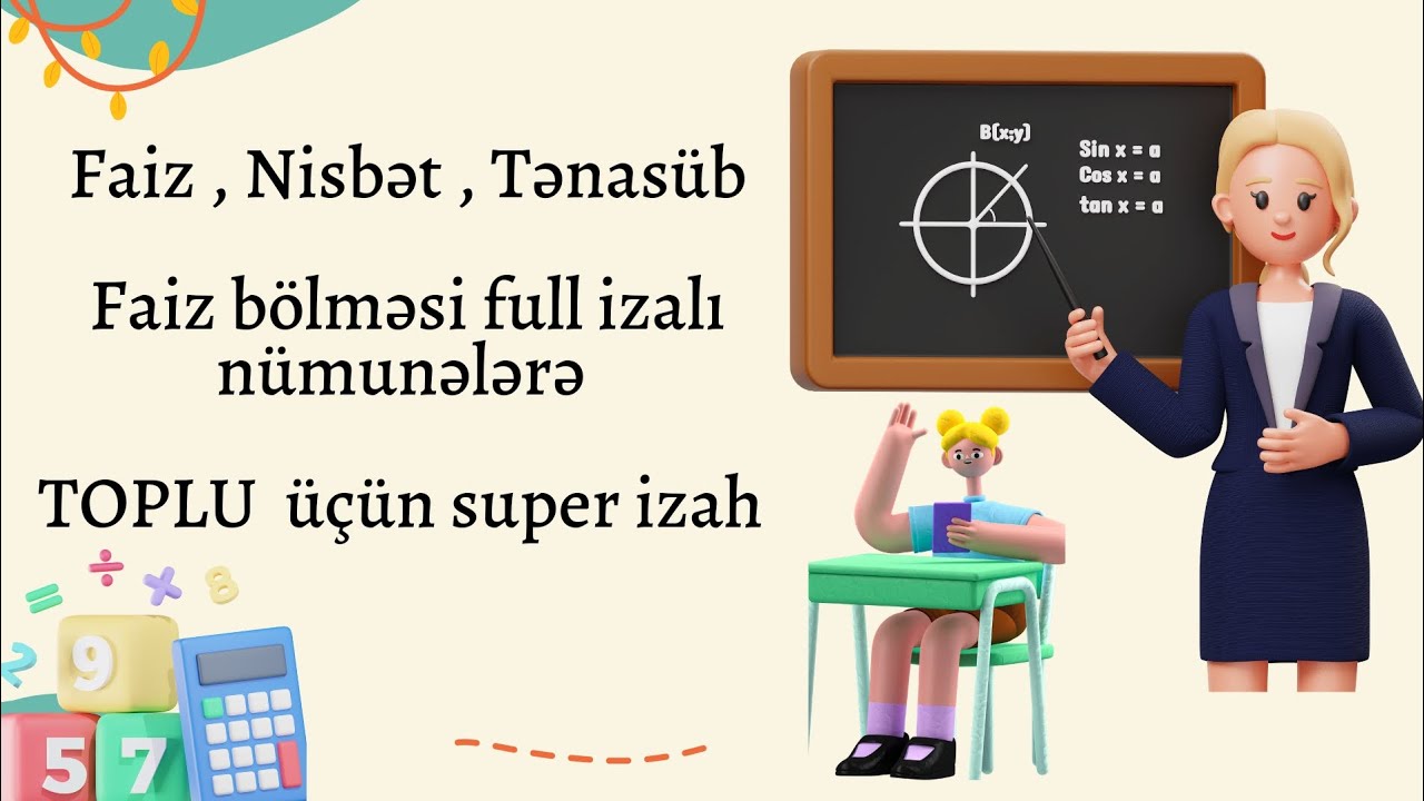 ‼️Faiz bölməsi əla nümunələrə  MÖHTƏŞƏM İZAH✅️ [Toplu üçün]