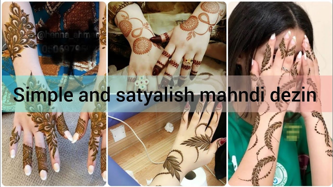 New beautiful simple and satyalish mahndi dezins #viralvideo #mehndi #henna #fashionkiduniya 