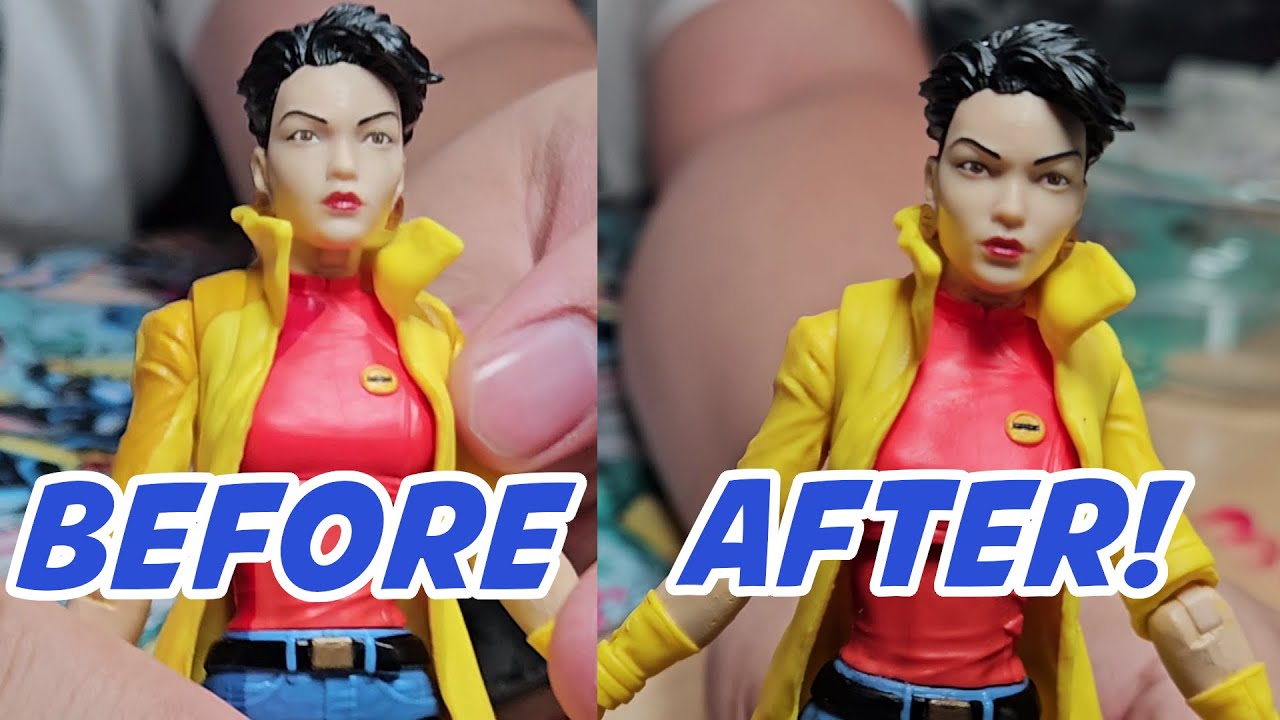 Fixing Marvel Legends Jubilee! De Cel Shading Guide X-Men '97
