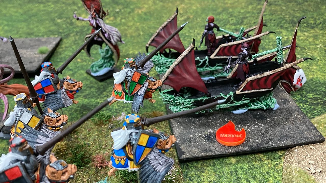 Kings of War Battle Report, Greenlady versus Twilight Kin, take 2.