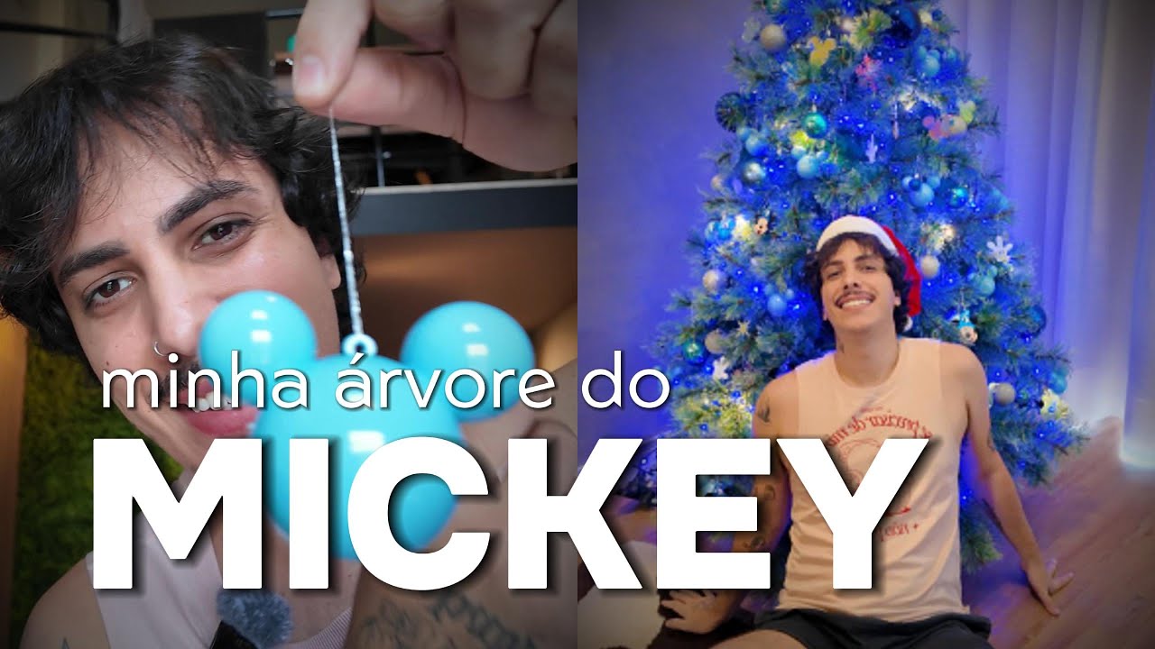 Montando minha árvore de natal do MICKEY
