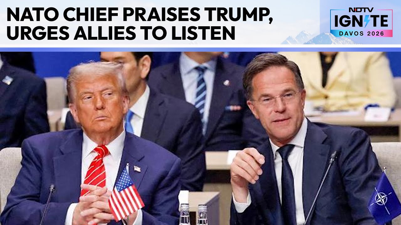 Trump News Today | Mark Rutte Praises Donald Trump, Urges Allies To Listen On Arctic, Ukraine