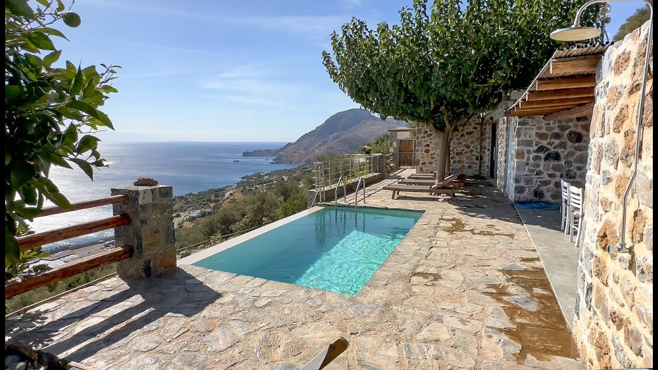 Plakias Quadro 4 Blue Sea | Plakias|  Villa mit Pool | 4 Personen | Wlan | A/C Klima| Meerblick.