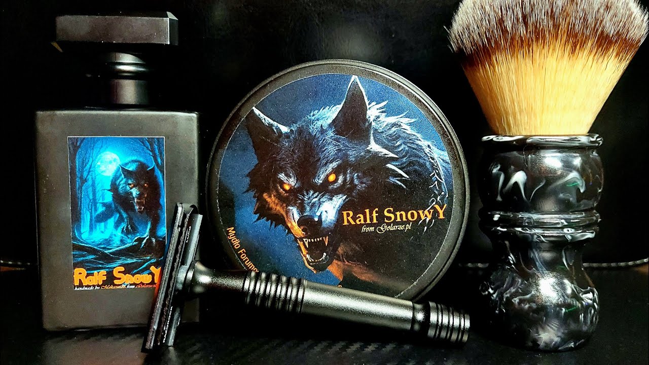 [#1] Ralf SnowY Soap and Aftershave by Mokasyn86, Razorock Lupo Black - Wilcze Golenie 💈🐺🐺🐺💈