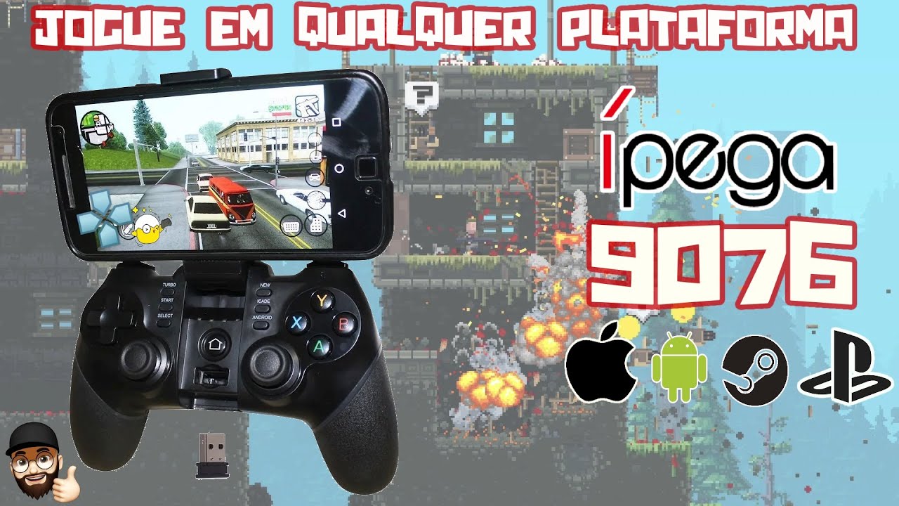 🎮 JOGUE EM TODAS AS PLATAFORMAS COM O GAMEPAD ÍPEGA 9076 - ANÁLISE COMPLETA - TECHNONERD