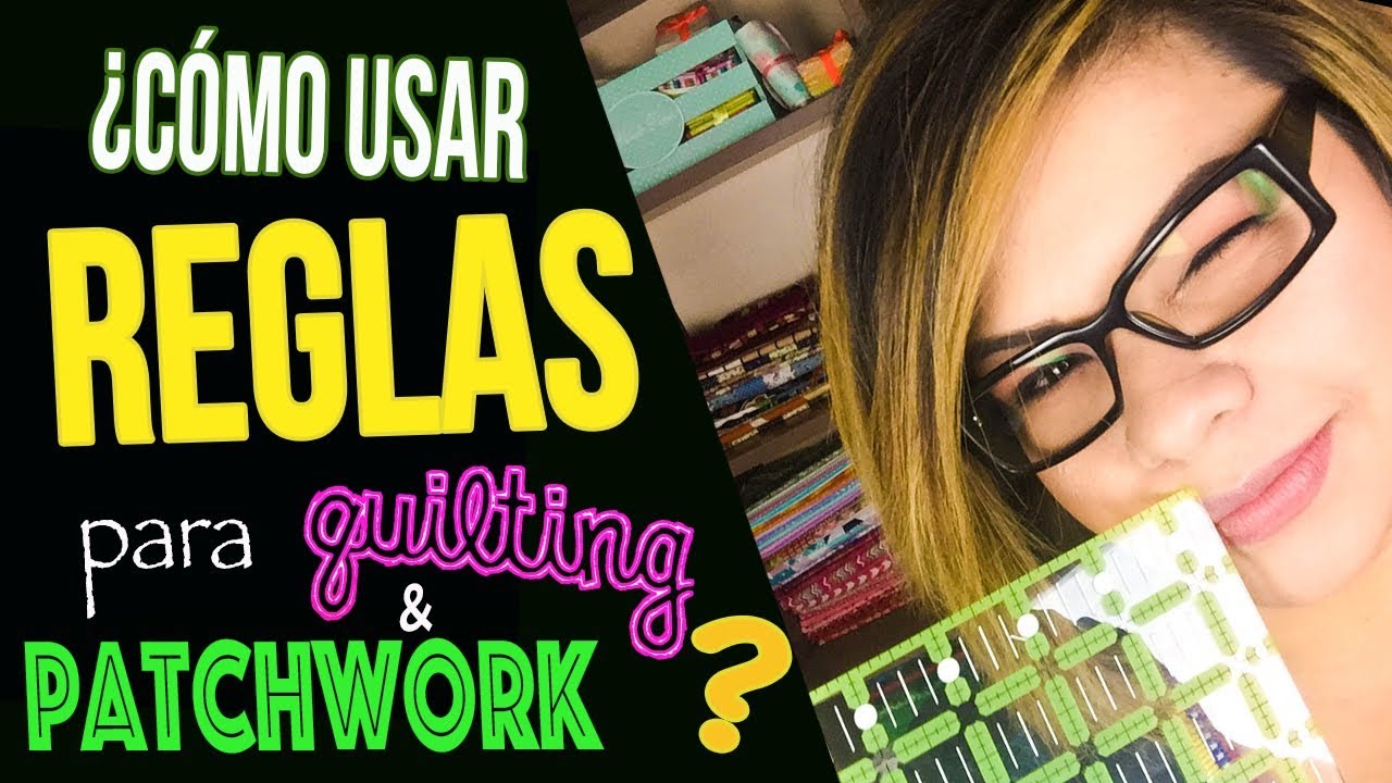 ¿Cómo usar REGLAS para PATCHWORK y QUILTING? -  Tutorial paso a paso