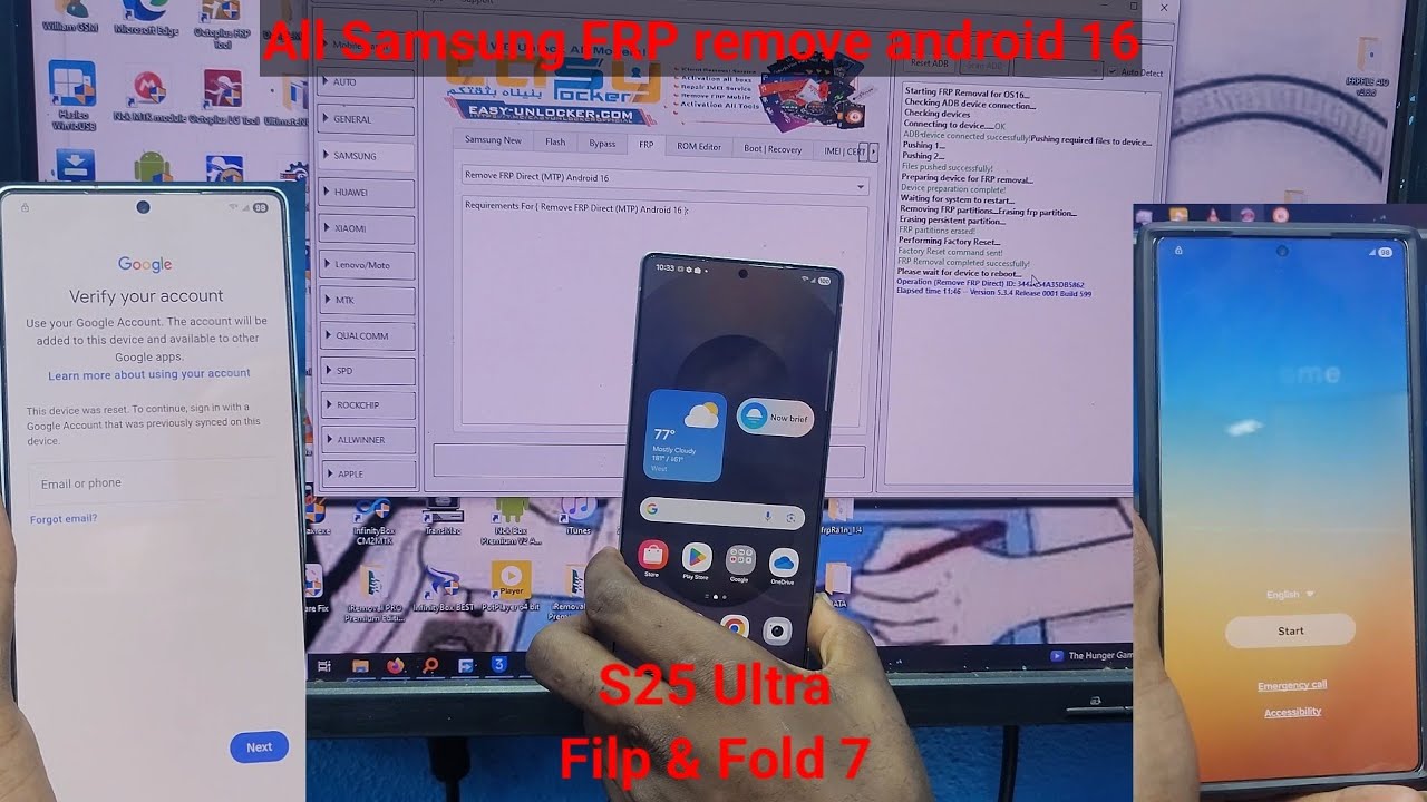 Comment Débloquer le FRP Android 16 – Samsung S25 Ultra, Flip/Fold 7 & Série A/M (2026)