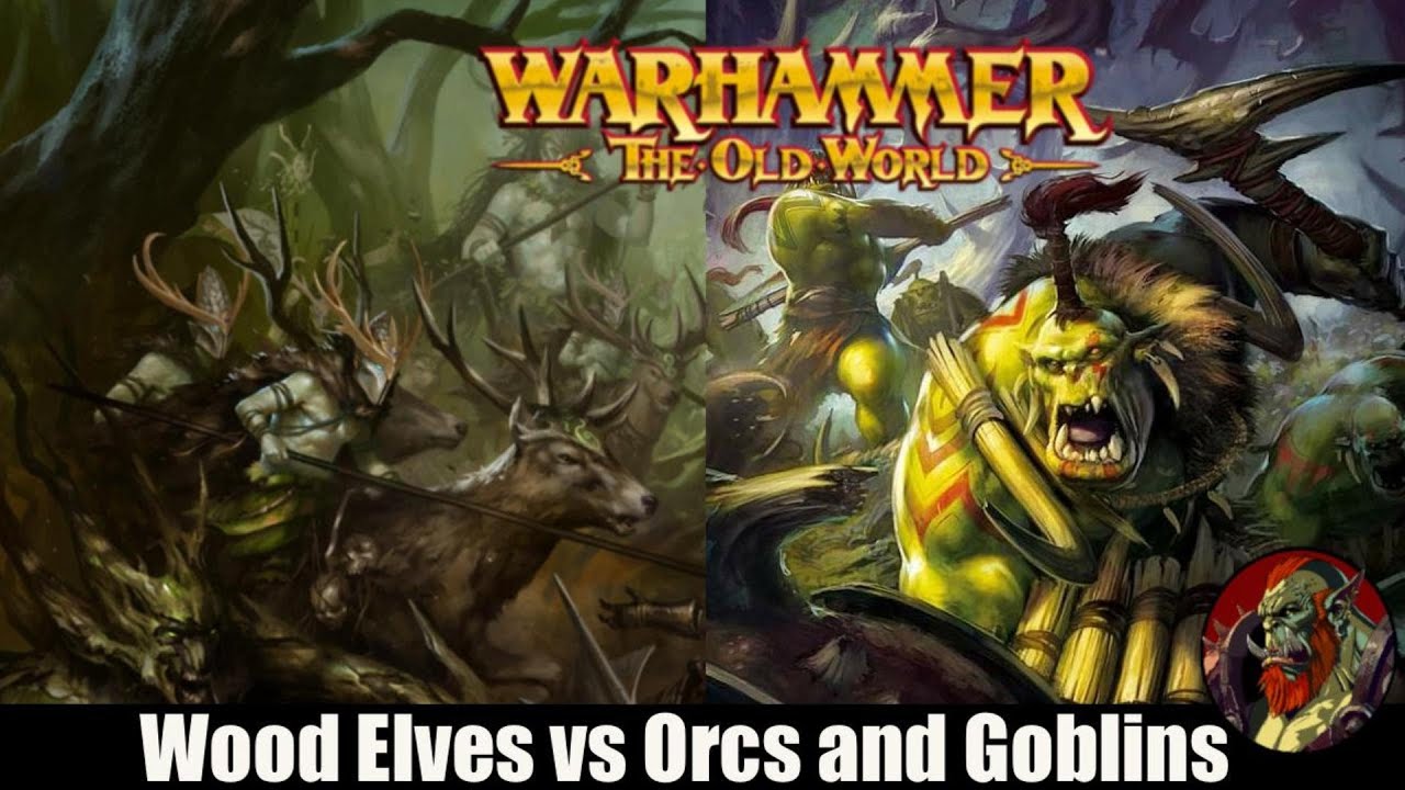 The Old World BR#5 Road to Adepticon Wood Elves vs Orcs and Goblins