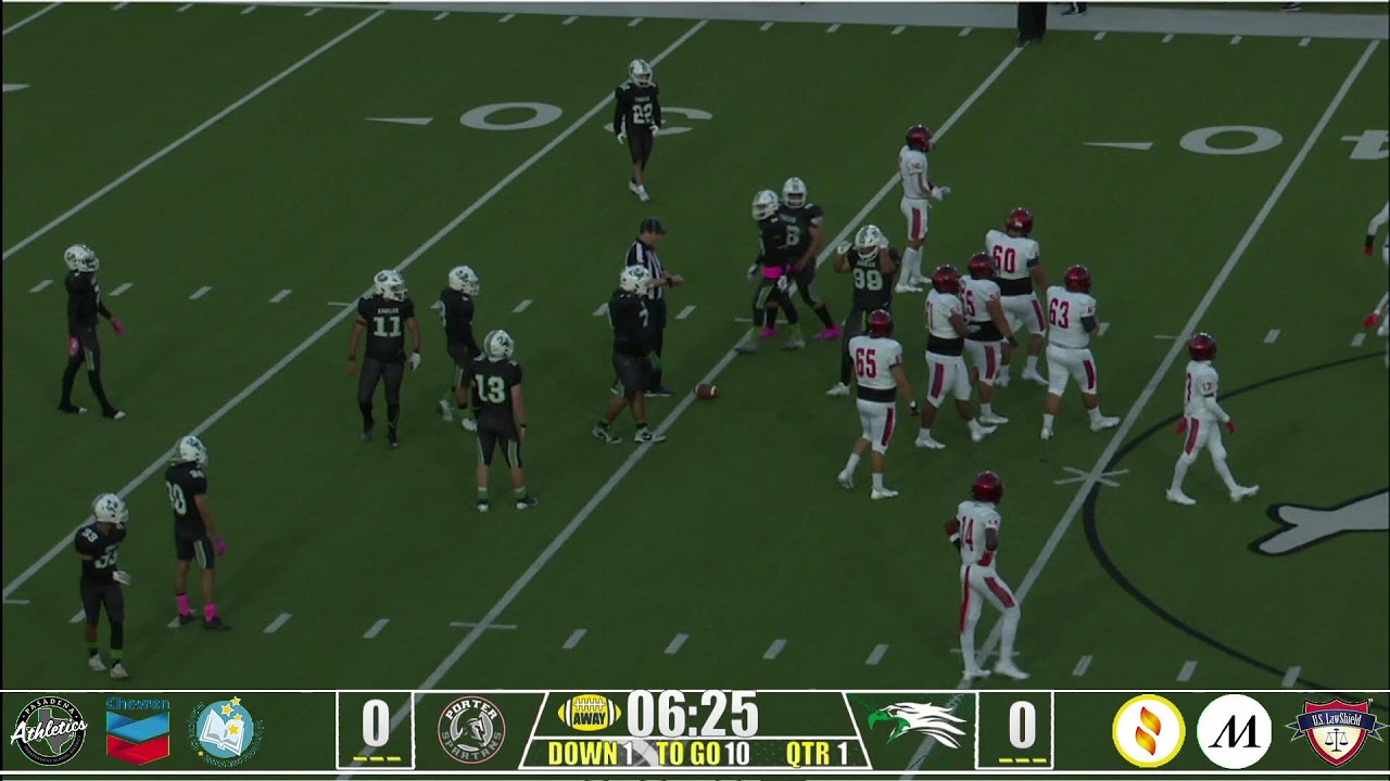 Porter High School @ Pasadena High School (Varsity Football)