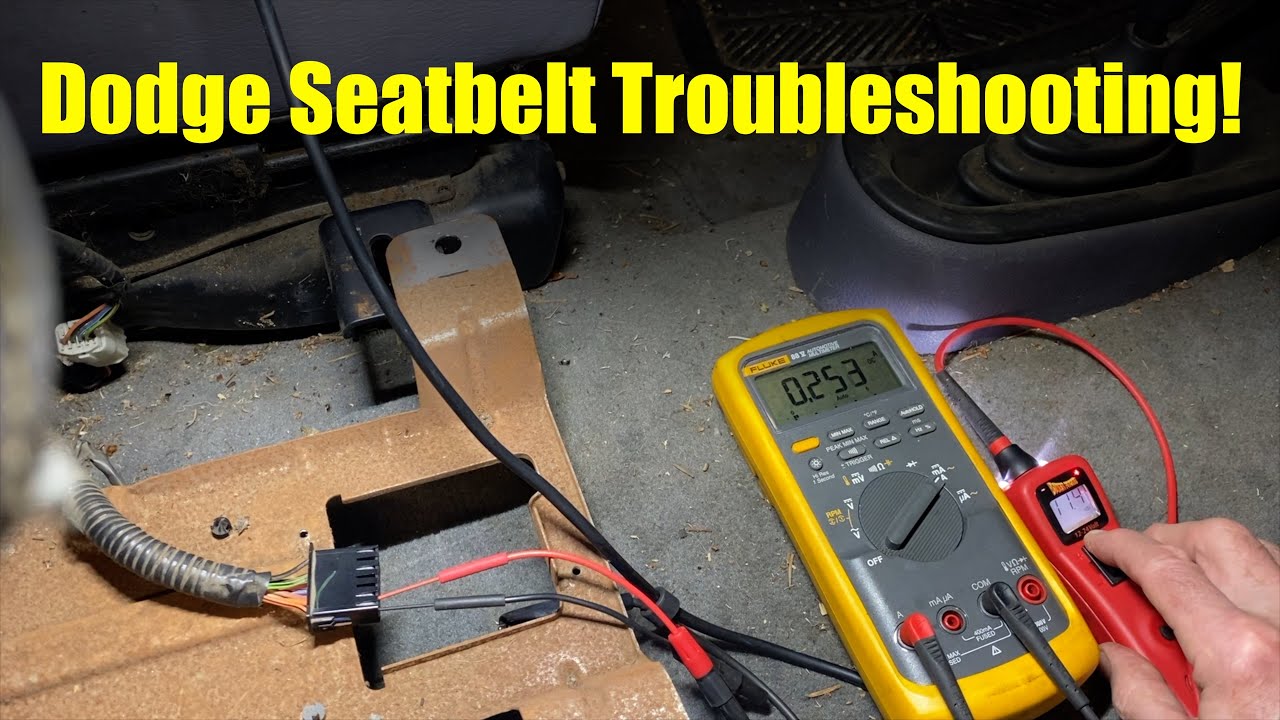 How to fix seatbelts that won't extend, 1998-2001 Dodge Ram