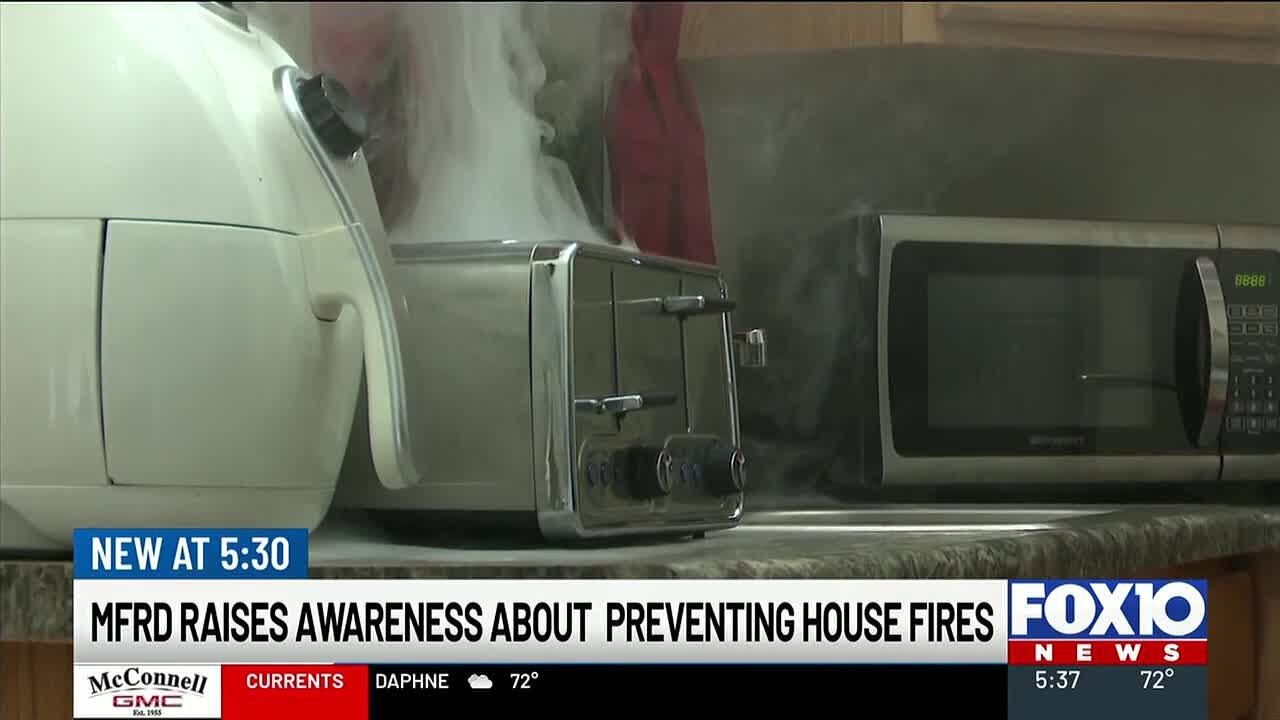 Mobile Fire-Rescue raises awareness about preventing house fires during the holiday season