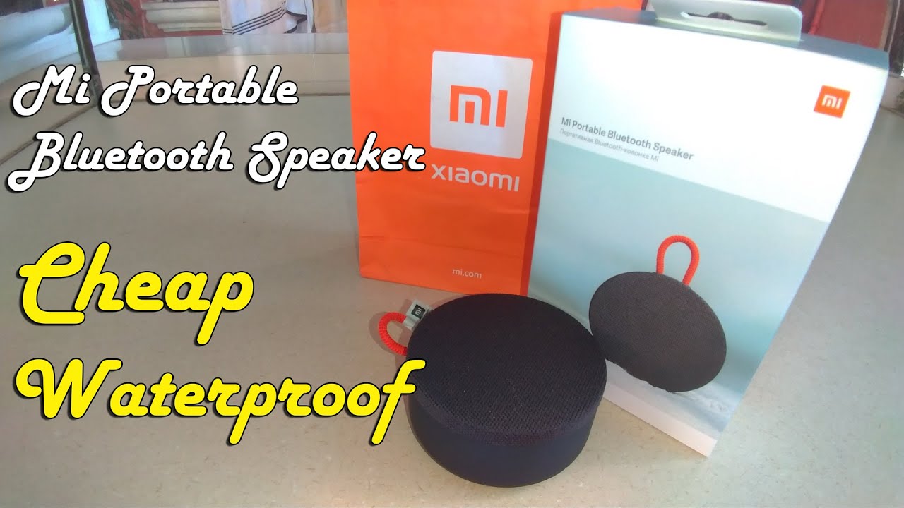 Mi Portable Bluetooth Speaker Review - Compact and waterproof - It Floats!