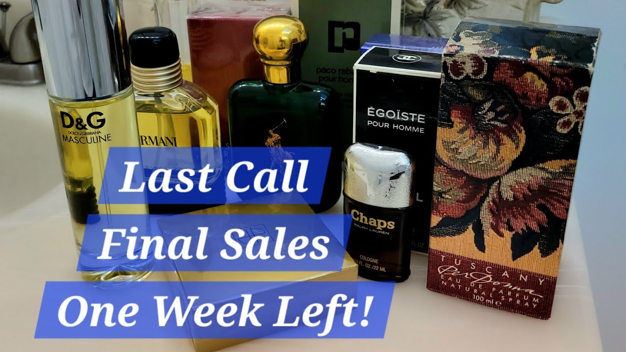 Final Sales Announcement - One more week left!