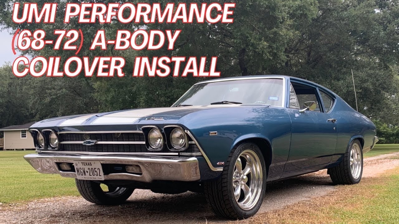 Модификация передней/задней подвески UMI Performance для Chevelle/A-body 1968–1972 годов