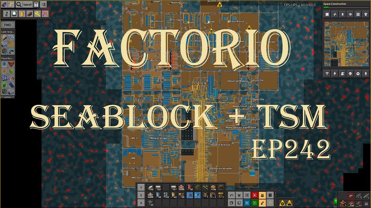 Factorio 1.1 Seablock + TSM ep 242 Advanced Processing Units part 1