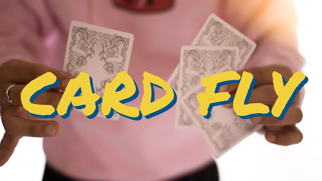 CARD FLY (advanced card trick tutorial)