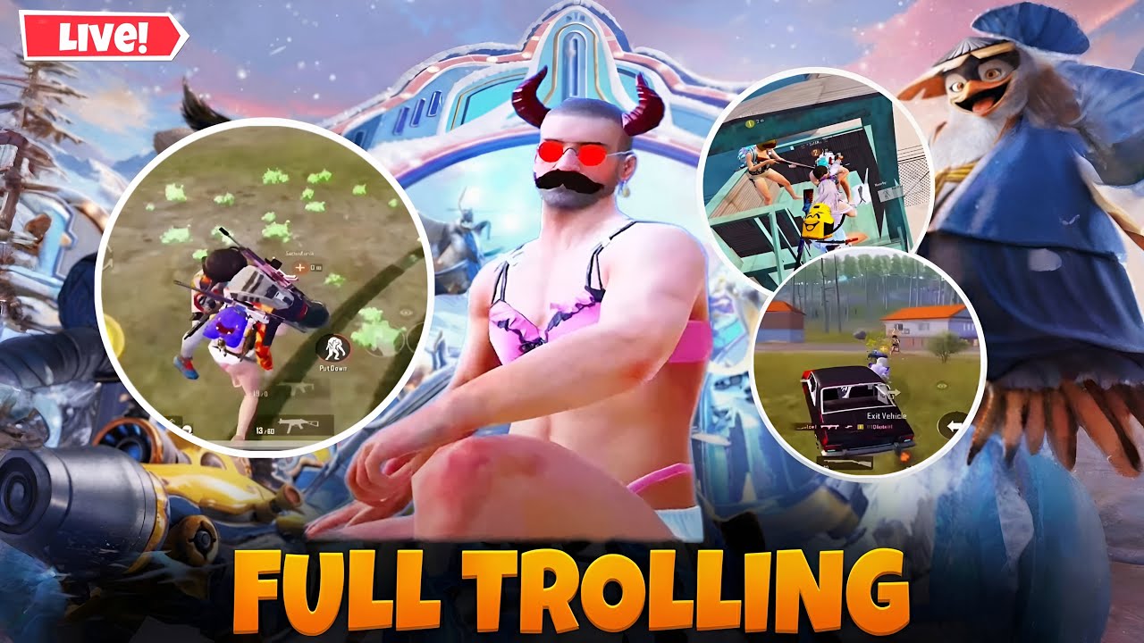 KRISH KA GANA SUNEGA 😂 KRISH KA SUNEGA BANTY VOICE  MAI 😂 ||TROLLING RANDOM TEAMMATES 😂 || BGMI
