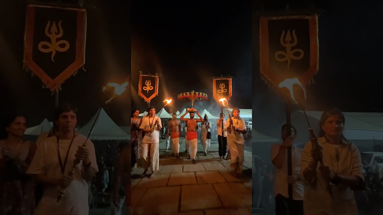 Rudraksha Mala Procession #ishamahashivratri2026