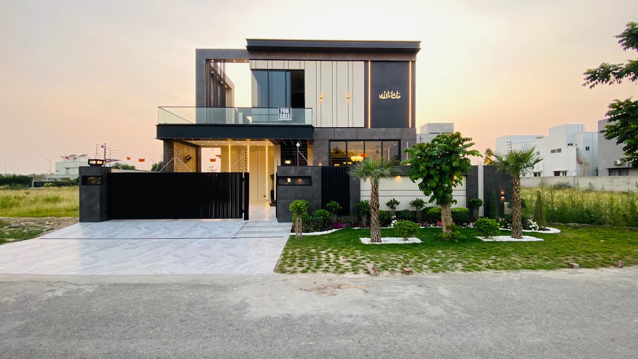 9.25 Crore |1 Kanal Modern House For Sale In DHA Phase 7 Lahore | Double Height Lobby Design