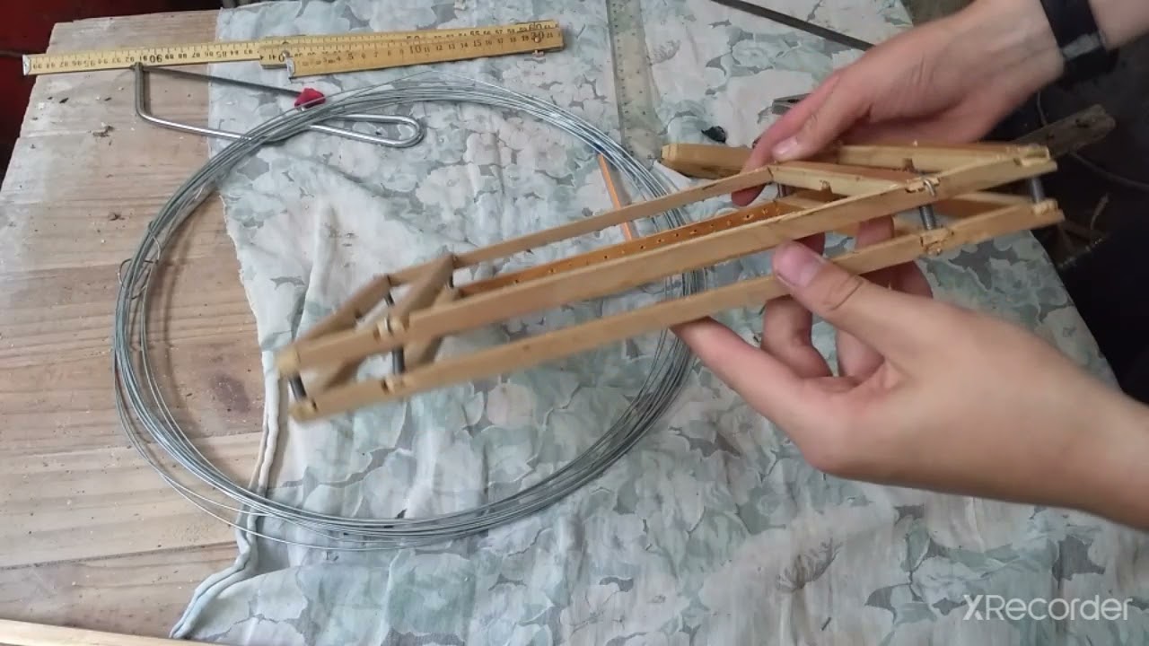 trampera triangular de red (primera parte). Un 👋 (dale 👍 y SUSCRIBETE) maxi pajaros