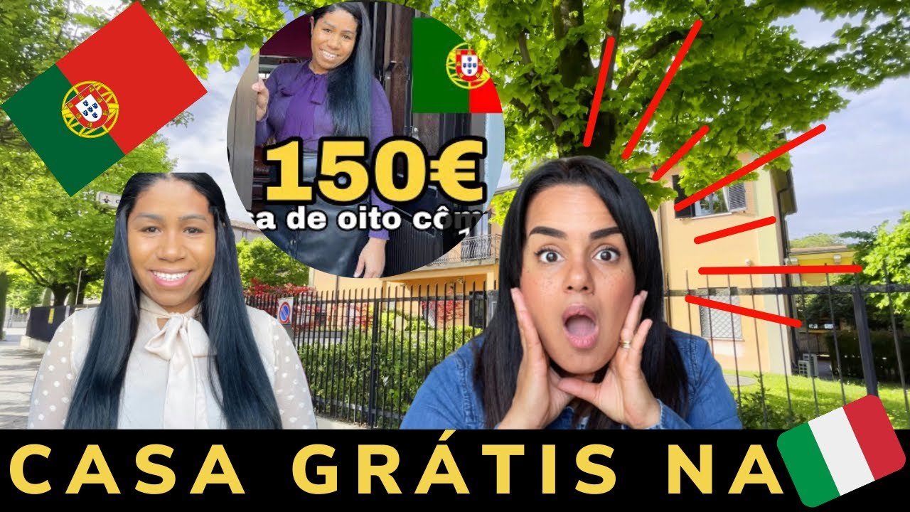 Tour da minha CASA GRÁTIS na Itália🇮🇹 colaboração com o canal da Família romano em Portugal 🇵🇹