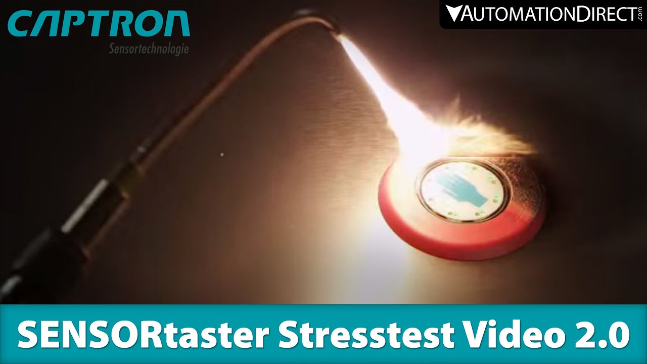 CAPTRON Pushbutton Sensor Switch Stress Test from AutomationDirect