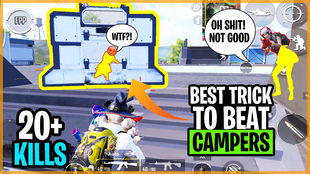Best Trick To Beat Campers In Battlegrounds Mobile India 🇮🇳 [HINDI] • 20+ Frags • BGMI 🇮🇳